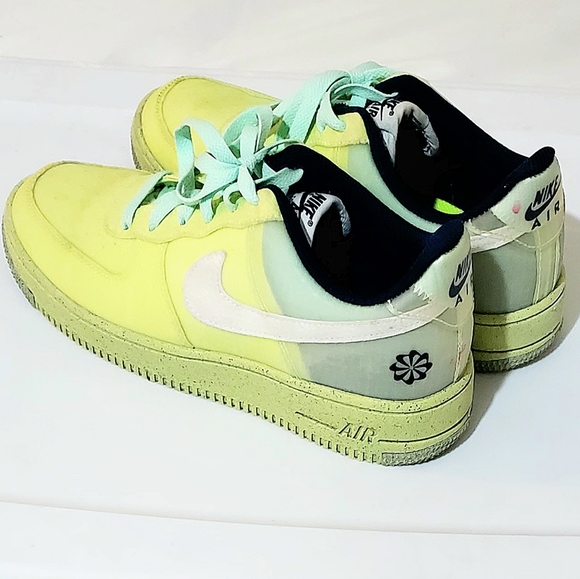 NIKE AIR FORCE 1 CRATER GS RUNNING SHOES. Sz: 7Y WOMENS Sz: 8.5 MENS Sz: 7 - Picture 2 of 15